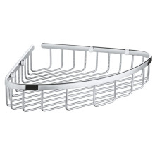 GROHE Start Cosmopolitan Soap Wire Basket (Metal, for Corner Installation, Including Screws and Dowels, Easy to Fit), Size 303 x 233 mm, Chrome,