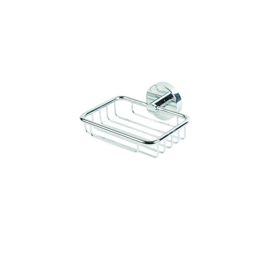 Croydex Croydex Flexi-Fix Pendle Soap Basket, Chrome, Silver