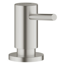 Grohe Contemporary soap dispenser (for liquids, 0.4l storage jar) 40536000, silber