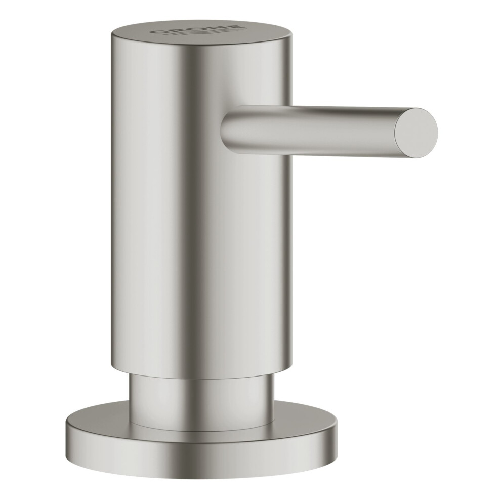 Grohe Contemporary Soap Dispenser (For Liquids, 0.4L Storage Jar) 40536000, Silber