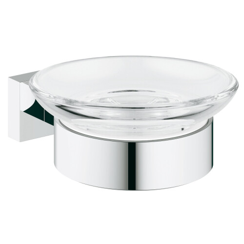 Grohe GROHE 40754001 Essentials Frame cube Set with Soap Dish Silver