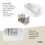 Umbra Umbra Cosmetic Org, White/Gray, Regular 5