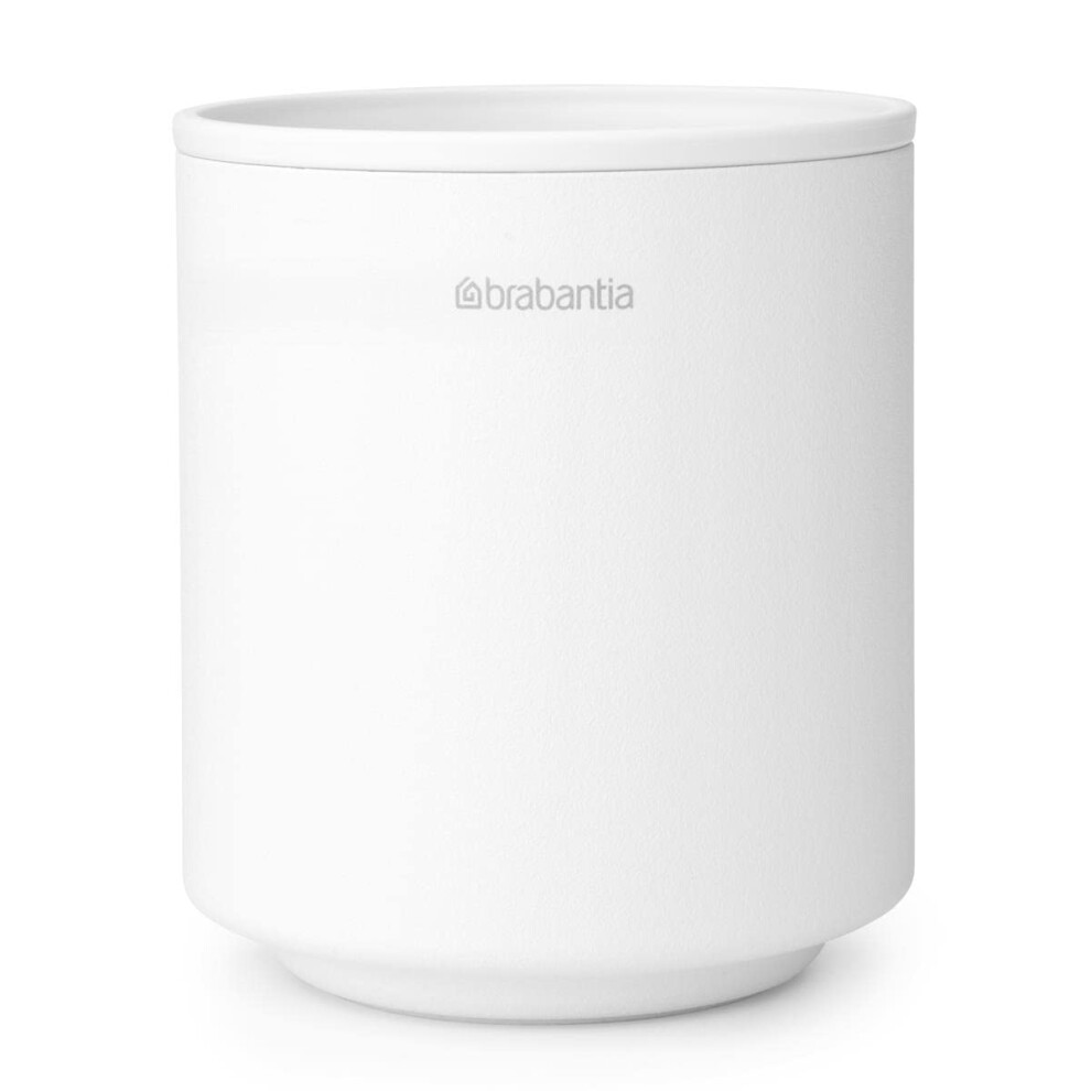 Brabantia - Mindset Toothbrush Holder - For Multiple Toothbrushes - Non Scratching - Easy To Clean - Corrosion Resistant Metal - Bathroom Accessory