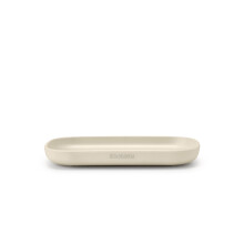 Brabantia - ReNew Soap Dish - Soap Holder with Soft Non-Slip Base - Ribs Keep the Soap High & Dry - Non-Scratching - Corrosion Resistant - Bathroom