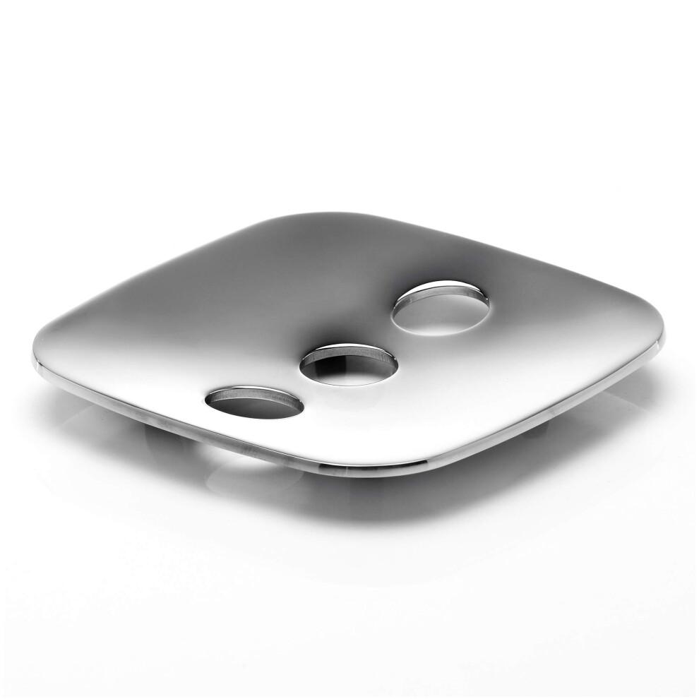 Robert Welch Burford Soap Dish. Made From The Stainless Steel. Easy Clean. 25-Year Guarantee
