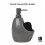 Umbra Umbra Joey Pump/Scrubby, Charcoal 5