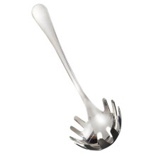 Stainless Steel Pasta Server Spaghetti Spoon with  Tooth Spacing and HeatResistant Handle