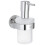 Grohe GROHE 40448001 Essentials Soap Dispenser with Silver Holder 1