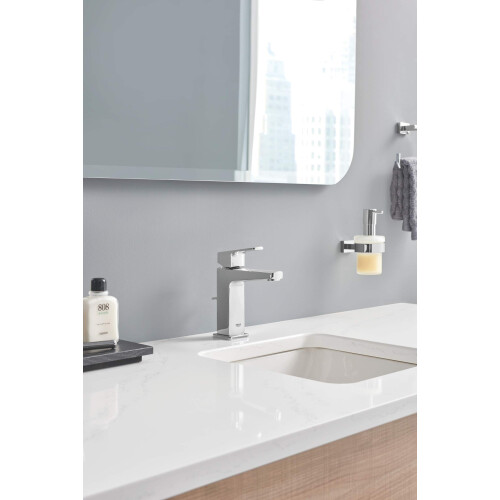 Grohe GROHE 40756001 Essentials Cube Soap Dispenser Silver 1