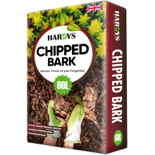 60L Wood Bark Chippings Soft Mulch Garden