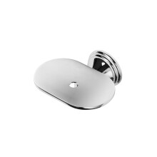 Croydex Westminster Wall Mounted Soap Dish with Zinc Alloy Construction, Chrome