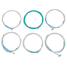 6Ud Cuerdas Nylon Y Acero Guzheng Accesorio Musical Repuesto Hogar