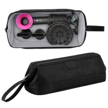 Kyrio Hair Dryer Universal Zipper Storage Bag Compatible with Dyson Supersonic Hair Dryer Dyson Airwrap Styler Accessories, Travel Portable Cosmetic
