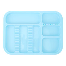 Plateaux pour instruments dentaires en plastique autoclavable avec compartiments séparés, robustes et résistants à l'usure, résistants aux