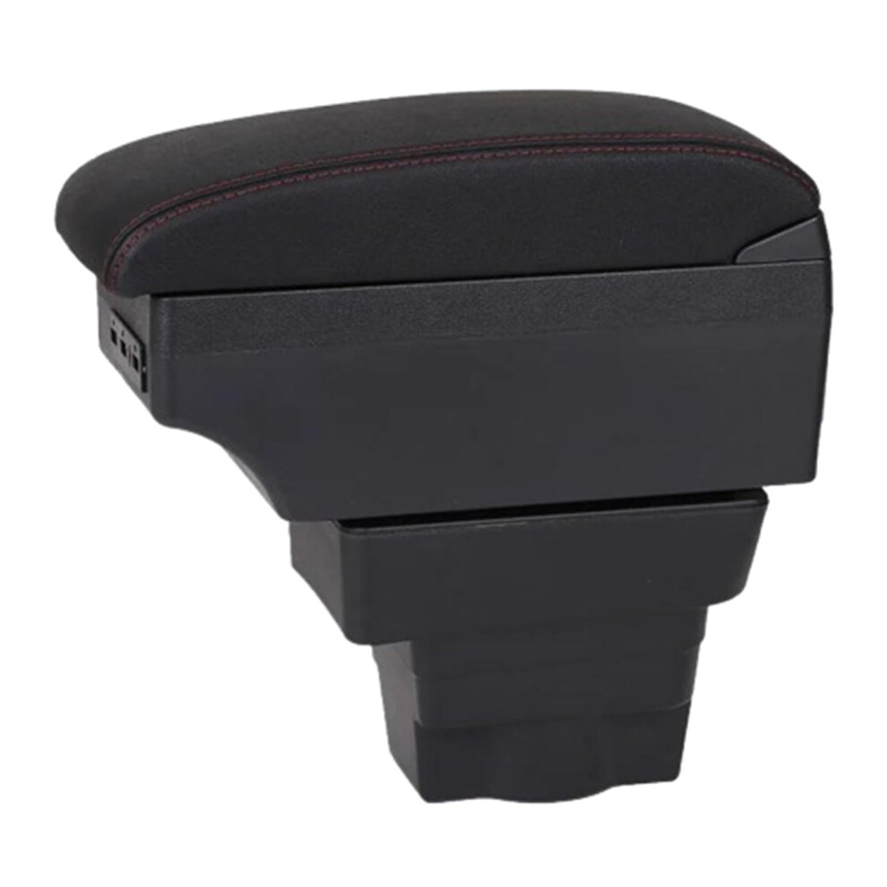 Car Armrest Box For Opel Astra Pu Leather Center Console With Triple Usb Charging And Storage 9412369273062