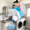 2pcs1100ML washing powder storage, laundry detergent storage,laundry detergent dispenser container 5