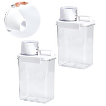 2pcs1800ML washing powder storage, laundry detergent storage,laundry detergent dispenser container