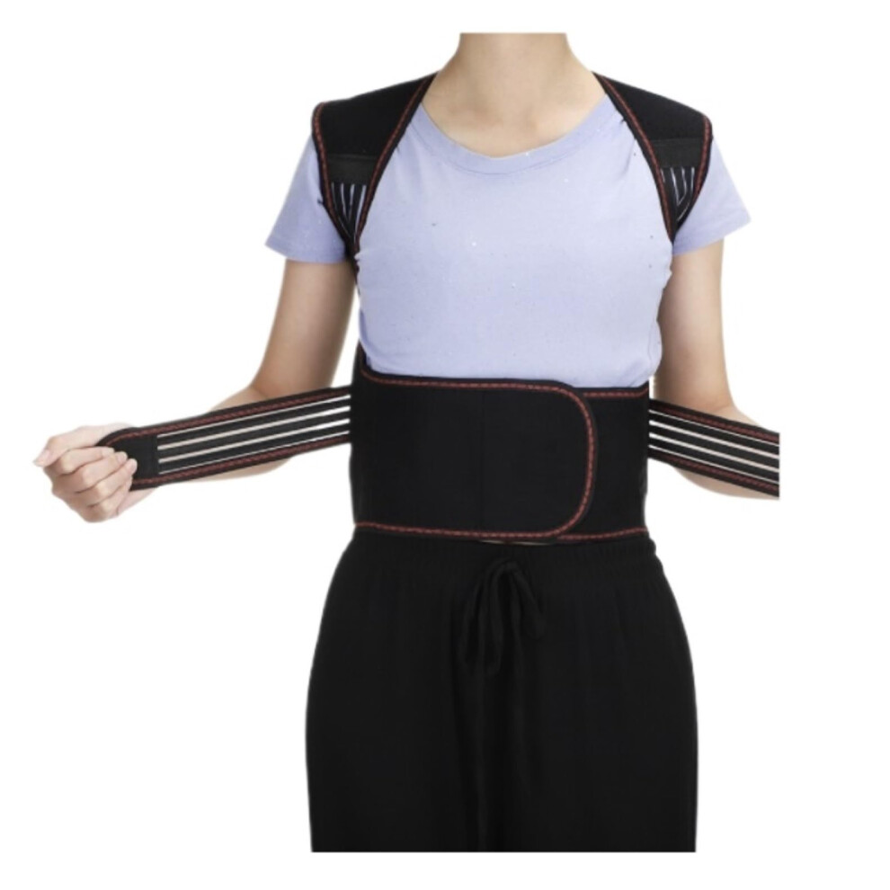 Magnetic SelfHeating Back Support Belt with 108 Magnets, Full Lumbar and Neck Support, Breathable