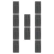 Robot Vacuum Cleaner PU Filter Mop Main Side Brush-Style three