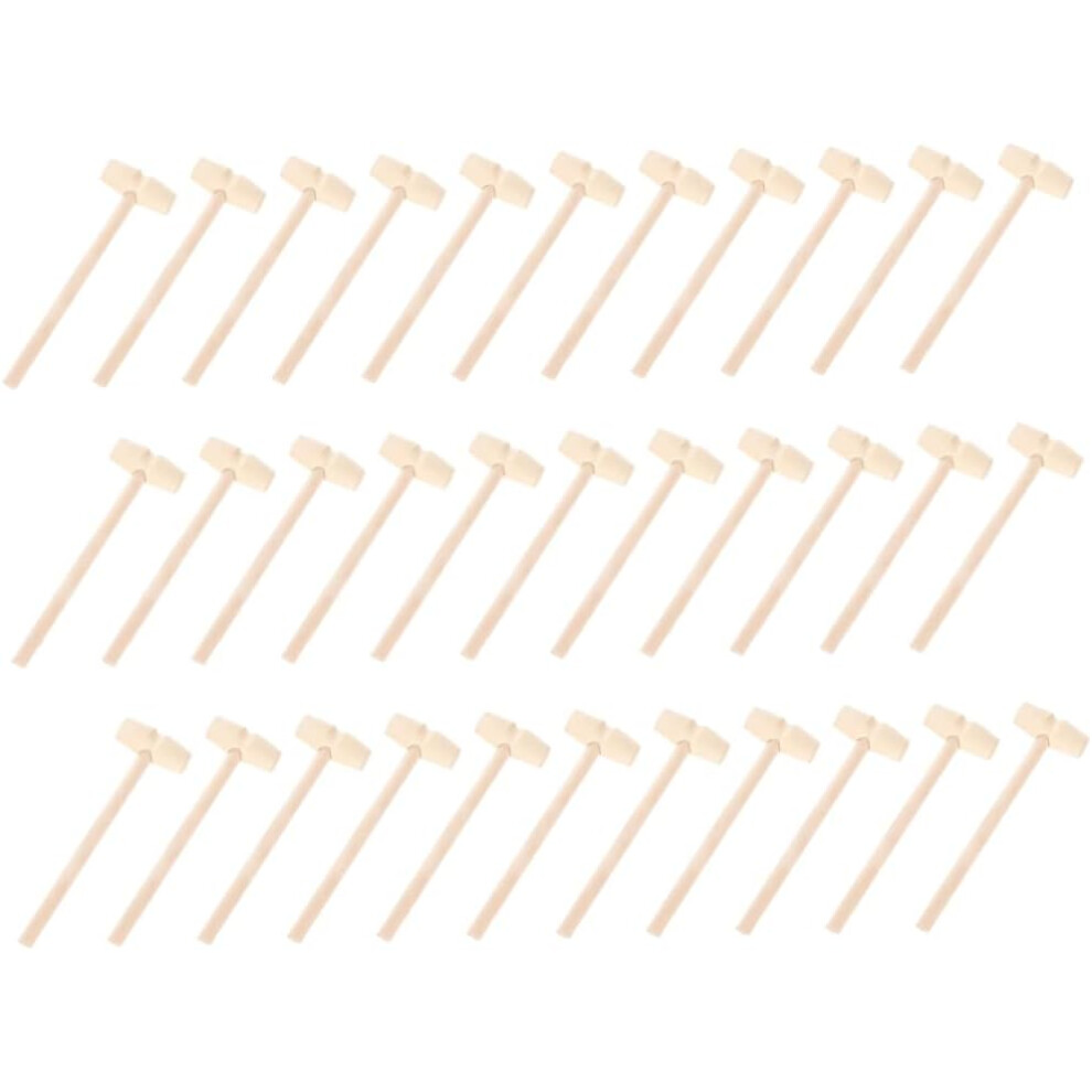 Creative Chocolate Craft Tool, Solid Beechwood Mini Hammers For Making Confections, Wooden Toys Promoting Hand Eye Coordination 9004841728285