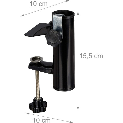 Support de parasol polyvalent, design flexible et robuste pour terrasse, balcon, plage, solution d'ombrage instantanée 1