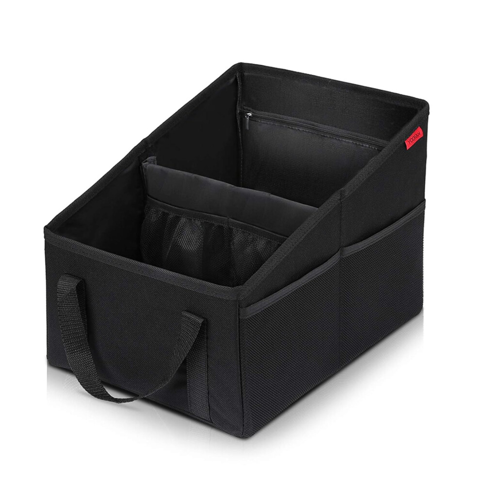 Large Compartments Car Organizer, Designed For Maximum Convenience With Mesh Pockets For Visibility And Easy Access 9128293704373