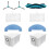 Vacuum Cleaner Filter Sweeping Robot Side Brush Dust-Set one 2