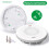 Smoke Detector With LED Light Indicator, Carbon Monoxide Detector With Dual Sensor, 10-Year Battery Life, Automatic Check Function For Continuous 8