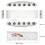 Applique da parete versatile, lampada da interno impermeabile per scale (bianca) 6