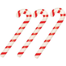 Set van 3 opblaasbare zuurstokken van 86 cm, feestelijke kerstdecoraties voor binnen en buiten, duurzame PVC-zwembadmatrassen, feestaccessoires,