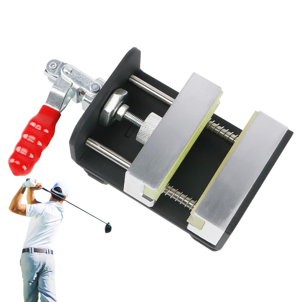 Golf Club Vise Clamp With Adjustable Pressure Control And Antislip Grip For Easy Regripping 9189345110054