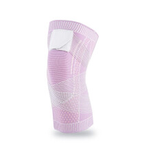 1StÜcke Sports Knee Pads for Men and Women, Elastic Knee Support, Fitness Gear, Basketball Volleyball Brace Protector Bandage, Pink, M