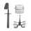 Easy to Use Plastic Scraper Heat Resistant Food Processor 1