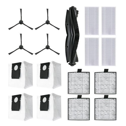 Replacement Filter Dust Bag Side Brush Replacement-Set three