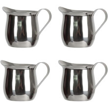 4-pack multifunctionele melkopschuimkannetjes, melkverwarmers,