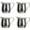 4-pack multifunctionele melkopschuimkannetjes, melkverwarmers, 1
