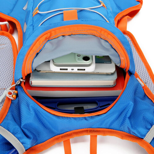 Outdoor Cycling Backpack Waterproof Large Capacity Hydration Pack Adjustable Straps Nylon Bag 2