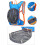 Outdoor Cycling Backpack Waterproof Large Capacity Hydration Pack Adjustable Straps Nylon Bag 2