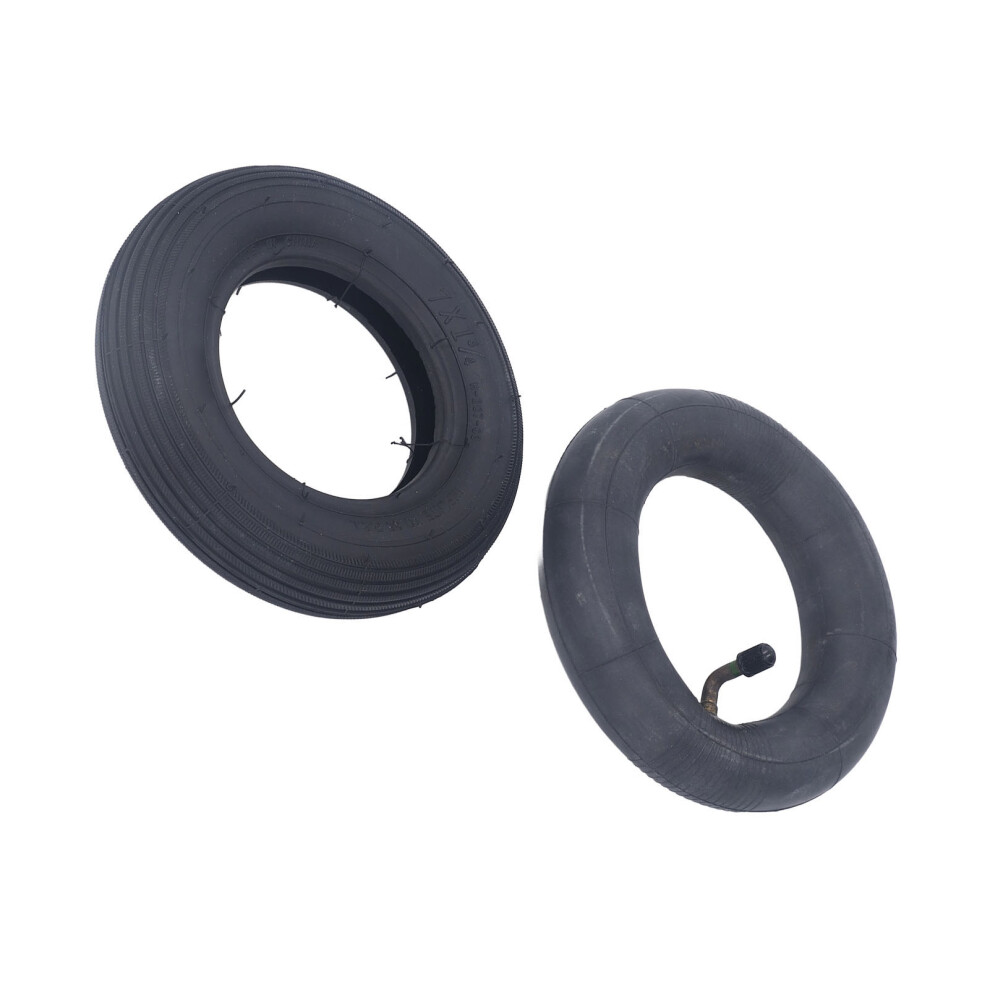 7 Inch Inflatable Tire Pneumatic Wheel Rubber Inner Tube 35Psi Black 9391368763234