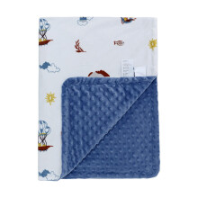 Baby Blankets, Super Soft Newborn Sleeping Blankets, Nursery Duvet (Blue Castle, L)