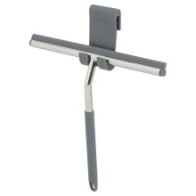 Sealskin Urban Deluxe Window Wiper Including Flexible Glass Hook and Screw Hook, Stainless Steel Polished, 26 x 23.5 x 3 cm