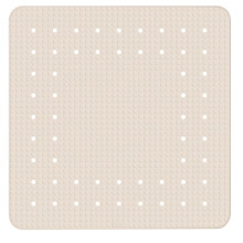 WENKO Alfombra ducha Mirasol 54x54 cm, Beige, 54x54cm