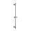 Croydex Croydex AM182641 Flexi-Fix 800mm Shower Riser Rail with Adjustable Fixing Brackets, Chrome 4