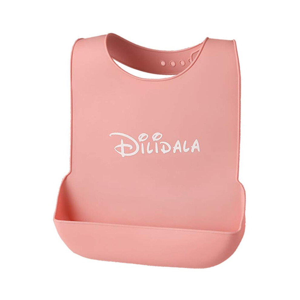 Adults Bibs Silicone Anti-Oil Food Catcher for Elderly Seniors Disabled Adults - Waterproof, Easy Clean, Adjustable Size