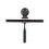 Compactor Bestlock Black Shower Squeegee - Easy Installation, Rustproof and Waterproof - 25.4X5.5X23.5 cm 2