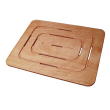 CASTELMERLINO Shower Accessories, okum? marine plywood, Natural, 54 x 68