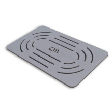 CASTELMERLINO 116.01 Shower Tray Taupe in Okum? Marine Plywood 96 x 56 cm for Shower Trays 120 x 70/80 cm