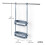 Umbra Umbra FLEX SHOWER CADDY SLT/BLUE 3