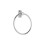 Croydex Croydex Sutton Wall Mounted Towel Ring with Zinc Alloy Construction, Chrome 1