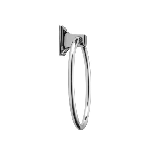 Croydex Croydex Sutton Wall Mounted Towel Ring with Zinc Alloy Construction, Chrome 2